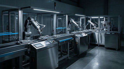 Modern automated production line
